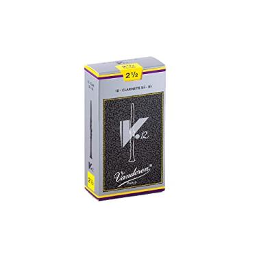 Imagem de Palheta V.12 Vandoren CR1925, 2,5 para Clarinete Sib com 10 unidades (embaladas individualmente)