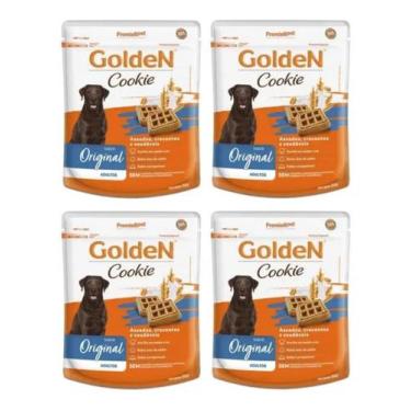 Imagem de Kit 4 Unidades Biscoito Golden Cookie Para Cães Adultos 350g