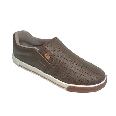 Imagem de Tênis Molekinho Menino Casual Slip On Marrom Camel 2842.210 Tamanho:32;Cor:Marrom