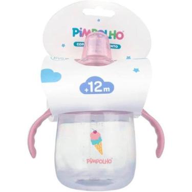 Imagem de Copo de Treinamento Pimpolho Bico de Silicone Antivazamento 240ML, ROS