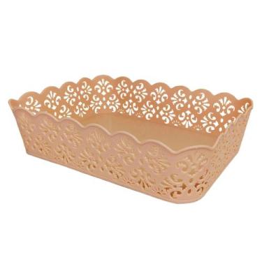 Imagem de 10 Cesto Organizador Gaveta Plástico Sachê Maquiagem 24cm - no brand, 