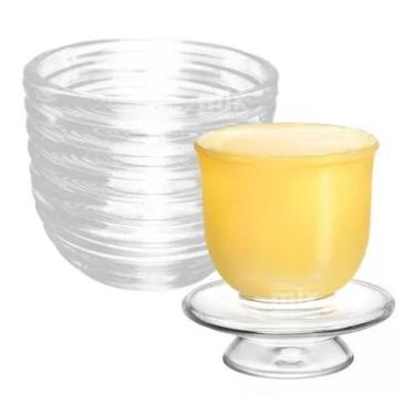 Imagem de Manteigueira Francesa de vidro Colmeia - Lyor