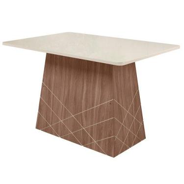 Imagem de MESA LUANDA 1,35 X 0,90 Amendoa - MÓVEISMARKET