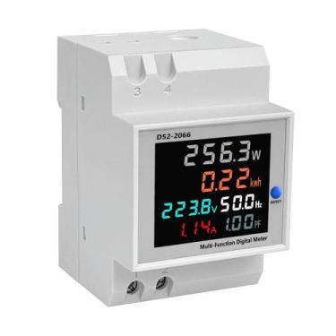 Imagem de Wattímetro Voltímetro Amperímetro 110v 220v 100a Ac D52-2066 - MaxPow,