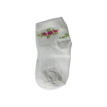 Imagem de Kit 3 meias lupo cano médio ref:2000 menina, Branco, Rosa, Verde, 16/9