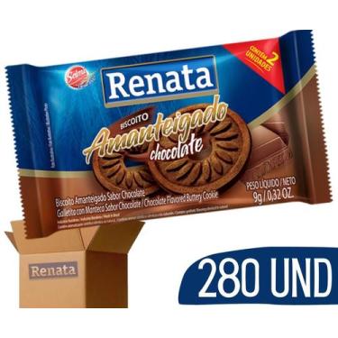 Imagem de Biscoito Em Sache Renata Amanteigados Chocolate - Cx 280 Un