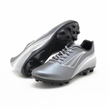 Imagem de Chuteira penalty bravo xxi campo masculina, Chumbo, 42