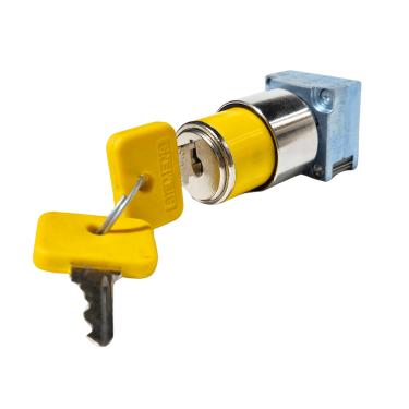 Imagem de Botão Frontal 2 Posições Interruptor 2 Chaves Metálico Amarelo 3SB3500-3BK01 – Siemens