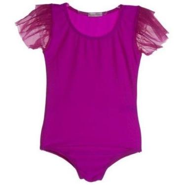 Imagem de Collant Bree Tule - Rosa Choque - Banho Maria, 4