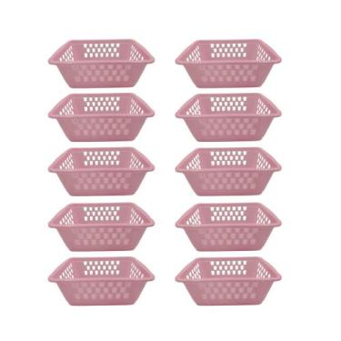 Imagem de Cesta Organizadora Conjunto 10 Peças Cestinha Organizadora - babykidss