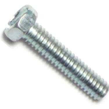 Imagem de Hard-to-Find Fastener 014973400415 Parafusos de máquina sextavados entalhados, 8-32 x 3/4, peça-24