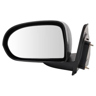 Imagem de Espelho retrovisor retrovisor manual dobrável motorista esquerdo esquerdo para Jeep Compass 07-13