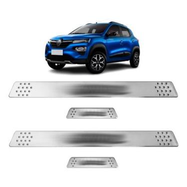 Imagem de Soleira para Porta Lateral Tuning Esportiva para carros 4 Portas (ABS)