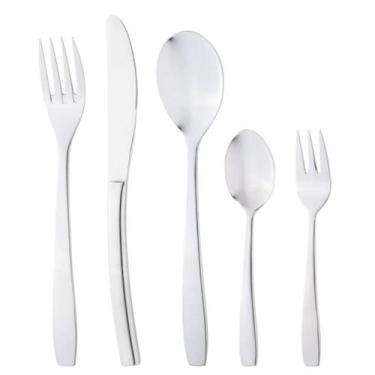 Imagem de Faqueiro 30 peças de aço inox prateado London Wolff - Rojemac Importac