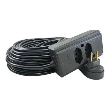 Imagem de Extensão Elétrica 40 Metros 10A/20A Cabo PP 2x1,0 Reforçada - Star Bra