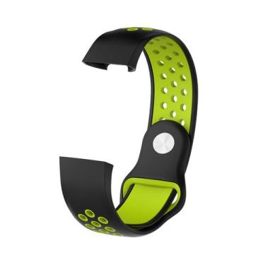 Imagem de Pulseira Sport compatível com Fitbit Charge 3 - Estilo no Pulso, Preta