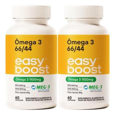 Imagem de Ômega 3 66/44 Easyboost Epa 660 Dha 440 1100mg 120caps Kit2x - EASY BO
