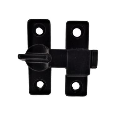 Imagem de Tranqueta com bico porta de correr madeira ou alumínio Preta - UNIÃO M