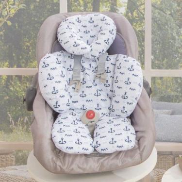Imagem de Apoio de Corpo para Carrinho e Bebê Conforto Estampada - Miguel Baby, 