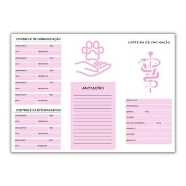 Imagem de Carteira de Vacinação Pet 6 Páginas - 10 uni - Impressões Papaléguas, 