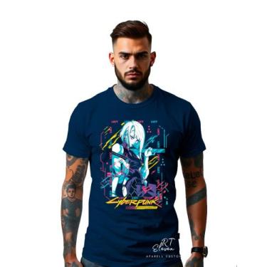 Imagem de Camiseta Estampada Gamer Cyberpunk Jogo Unissex Malha 100% Algodao Lin
