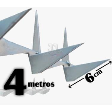 Imagem de 4m Espeto lança para muro cortante dupla V - JJ