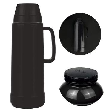Imagem de Garrafa Térmica Resistente 1 Litro - Mor 25100533 Cor Preta