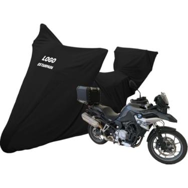 Imagem de Capa Moto Bmw F750 Gs Bauleto Com Elástico Não Risca Pintura (Preto)