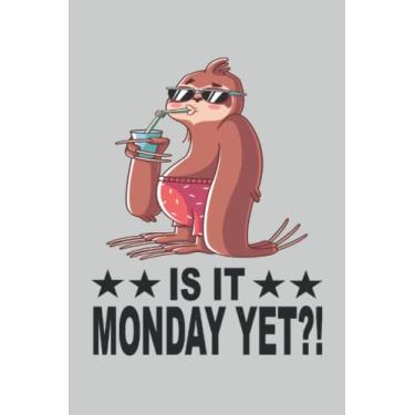 Imagem de I hate Monday: Notebook A5 lined - to plan, organize and write down