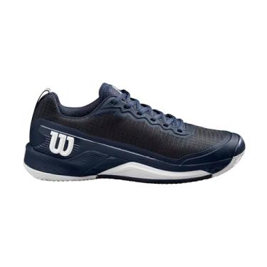Imagem de WILSON Tênis masculino de argila Rush Pro 4.5, Blazer azul marinho/branco, 39