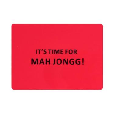 Imagem de GRACIAS Set of 4 Red Mahjong Tile Mixers (Shufflers), Plastic Mahjong Accessories for Mahjong Lovers