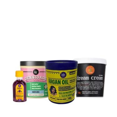 Imagem de Lola Cronograma Masc Argan Oil + Dream Cream + Densidade + Pinga! Óleo