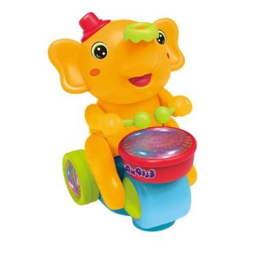 Imagem de ELEFANTINHO SOPRA BOLA - Brincadeiras Divertidas - Royal Toys, Amarelo