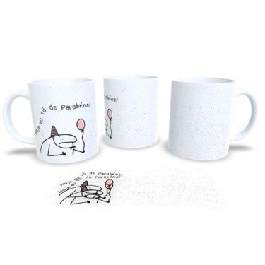 Imagem de Caneca de Porcelana Personalizada Flork Frases Engraçadas, Divertidas 