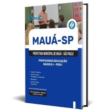 Imagem de Apostila Prefeitura Mauá Sp 2025 Professor Educação Básica I - Editora