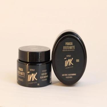 Imagem de Pasta Modeladora Masculina Efeito Matte  Fixação Forte EstiloInk - Est