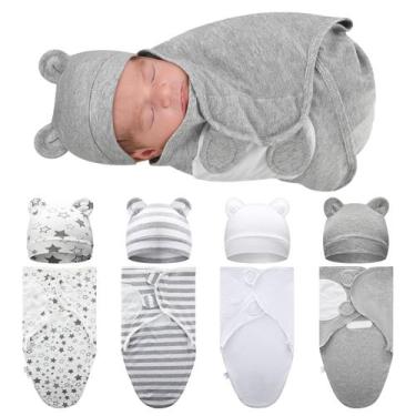 Imagem de Swaddle Blanket Buryeah para Bebês (1,4-3,2 kg) - Meninos e Meninas