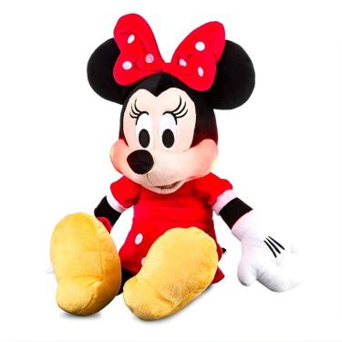 Imagem de Pelucia Minnie Mouse Grande Com Sons e Luzes Nas Bochechas - Multikids