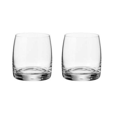 Imagem de Copo Baixo De Cristal Bohemia Para Whisky 290 ml Pavo 2 Peças - Bohemi