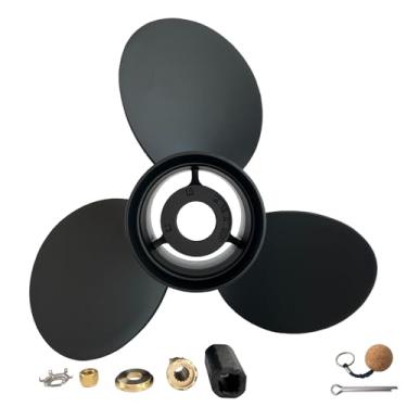 Imagem de VRIWOY Hélice de barco de alumínio de grau OEM 15 x 17 para motores de popa Mercury 90HP-300HP, 15 dentes estriados RH, cubo intercambiável, serve para 90 115 135 175 200 225 250HP