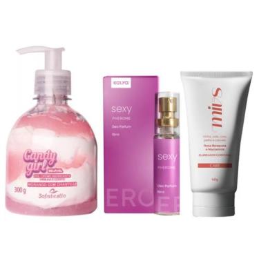 Imagem de Gel Beijável Clareador Niacinamida Perfume Sexy Feromonio - Sofisticat