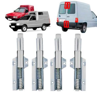 Imagem de Kit Jogo Fechadura Ferrolho Porta Baú Esquerda Fiorino 88-95 - Felux