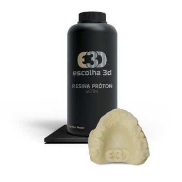 Imagem de Resina para impressão 3d proton e3d modelo - Escolha 3D, Marfim