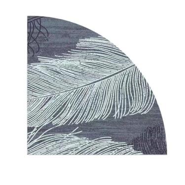 Imagem de Tapete de canto de área de um quarto de círculo, tapete decorativo fofo para sala de estar, tapetes de quarto, tapete de pelúcia, tapete de entrada macio, 1 peça, tapete P, 120x120cm