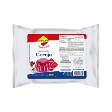Imagem de Gelatina Zero Açúcar Cereja 200G Lowçucar Rende 10 Litros