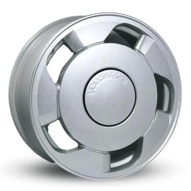 Imagem de Kit 4 Rodas vw Orbital Aro 15 4x100 Prata Krmai