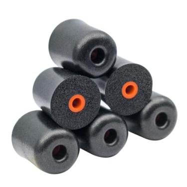 Imagem de Klowcok Pontas De Espuma Viscoelástica Para Fones Ouvido, Substituição Isolamento Ruído Proteção Aparelhos Auditivos, Ouvido Intra-Auriculares, 3 Pares (Preto, Sortido (P/M/G))