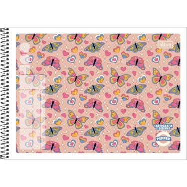 Imagem de Caderno de Desenho e Cartografia Pepper Capa Flexível 40 Folhas Tilibra