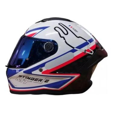 Imagem de Capacete Mt Helmets Stinger 2 Grand Prix A7 France