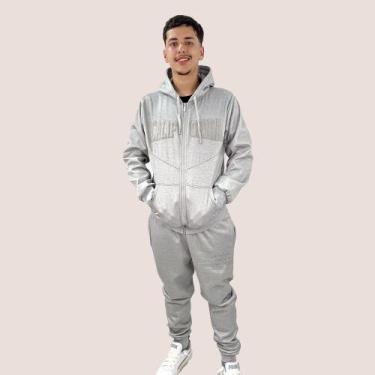 Imagem de Conjunto Moletom Estampado Blusa De Frio E Calça California - Importad